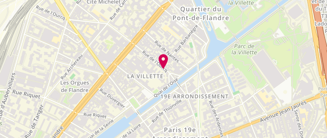 Plan de Boucherie Lena, 51 Rue de l'Ourcq, 75019 Paris