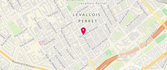 Plan de Boucherie Roulleau, 36 Rue Carnot, 92300 Levallois-Perret