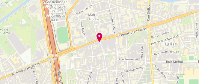 Plan de Boucherie Djurdjura, 2 Rue du Pré Saint-Gervais, 93500 Pantin