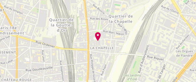 Plan de Délice du Bonheur, 10 Rue de l'Olive, 75018 Paris