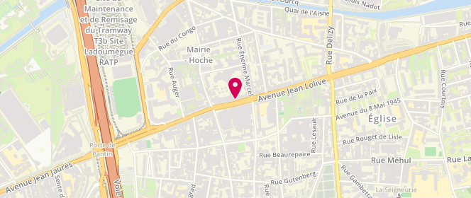 Plan de Boucherie d’avene, 63 avenue Jean Lolive, 93500 Pantin