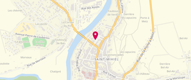 Plan de Polmard, 9 Place du Saulcy, 55300 Saint-Mihiel