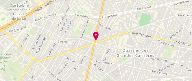 Plan de So Bo So, 90 Avenue de Saint Ouen, 75018 Paris