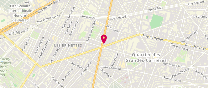 Plan de Boucherie de Saint Ouen, 90 avenue de Saint-Ouen, 75018 Paris