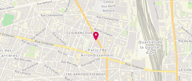 Plan de Mtn Viande, 23 Boulevard Ornano, 75018 Paris
