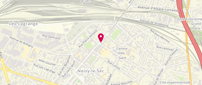 Plan de Boucherie marzouk, 92 Rue Jean Jaurès, 93130 Noisy-le-Sec