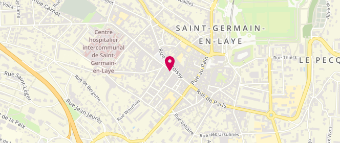 Plan de Au Boucher d'Antan, 21 Rue de Pologne, 78100 Saint-Germain-en-Laye