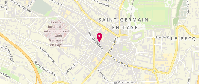 Plan de Pilon Viandes, 20 Rue de Poissy, 78100 Saint-Germain-en-Laye