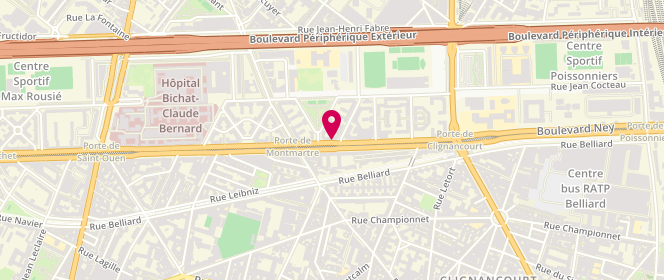 Plan de Boucherie HADDAR Mohand-Ouamar, 136 Boulevard Ney, 75018 Paris