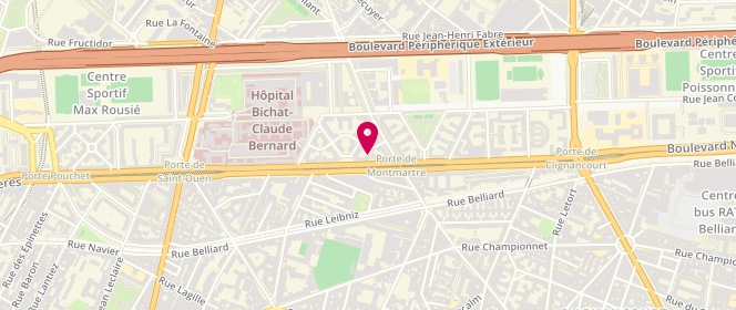 Plan de Boucherie Ferme de Montmartre, 150 Boulevard Ney, 75018 Paris