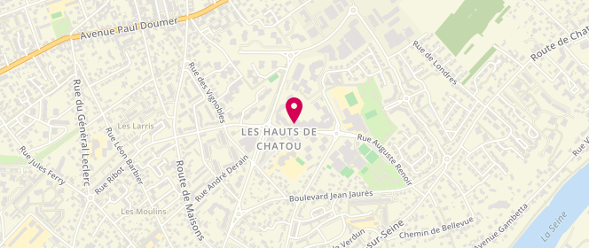 Plan de La ferme de chatou boucherie halal, 31 Rue Auguste Renoir, 78400 Chatou