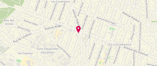 Plan de Boucherie Les Coudreaux, 125 avenue des Sciences, 77500 Chelles