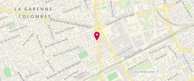 Plan de Boucherie Coleu, 103 Rue de Colombes, 92400 Courbevoie