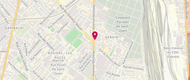 Plan de Les Quatre B, 99 Avenue Michelet, 93400 Saint Ouen