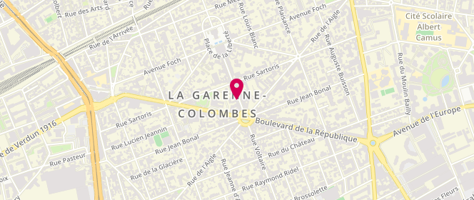 Plan de Les Produits du Terroir, 16 Rue Voltaire, 92250 La Garenne-Colombes