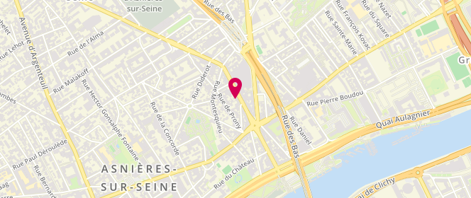 Plan de Boucherie Simoh, 43 Boulevard Voltaire, 92600 Asnières-sur-Seine