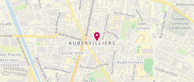 Plan de Boucherie de la Mairie, 8 Rue du Moutier, 93300 Aubervilliers