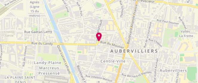 Plan de Boucherie Andalouse Halal, 78 Rue du Moutier, 93300 Aubervilliers