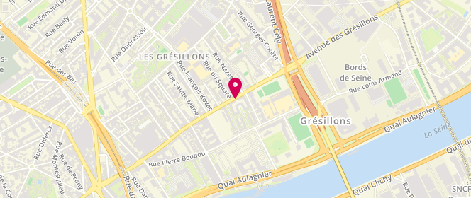 Plan de Boucherie Lhassan Halal, 106 avenue des Grésillons, 92600 Asnières-sur-Seine