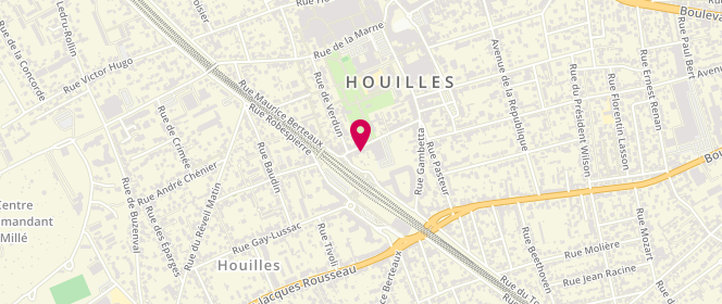 Plan de NORKIA, 8 avenue Charles de Gaulle, 78800 Houilles