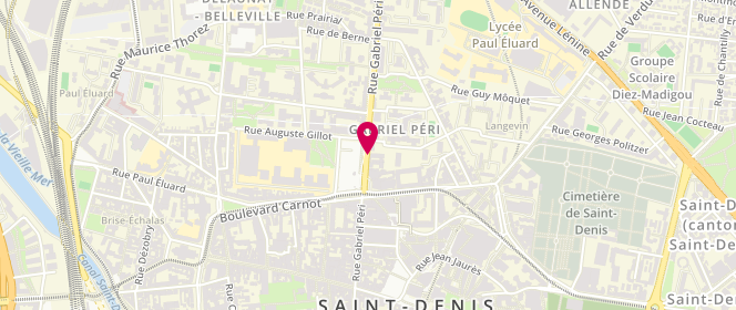 Plan de L2M, 106 Rue Gabriel Péri, 93200 Saint-Denis