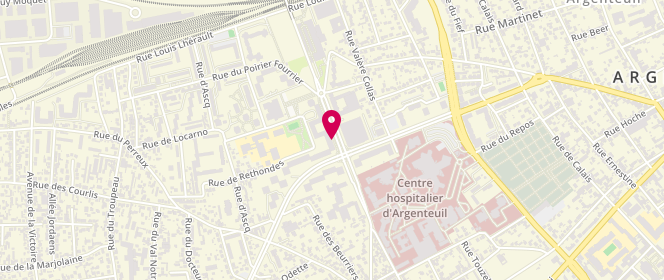 Plan de Les Viandes du 95, 155 Avenue Maurice Utrillo, 95100 Argenteuil