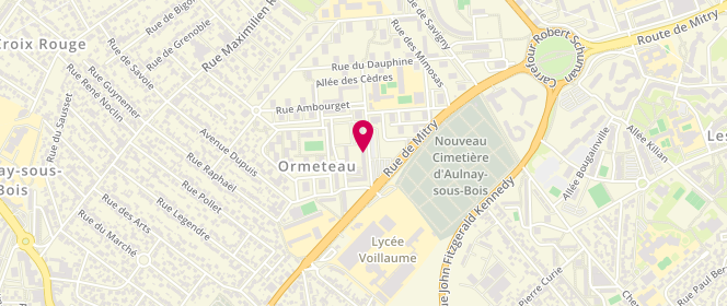 Plan de Boucherie Ambourget, 11 Rue 8 Mai, 93600 Aulnay-sous-Bois