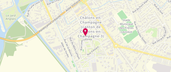 Plan de Boucherie Roger, 14 Rue du Général Giraud, 51000 Châlons-en-Champagne