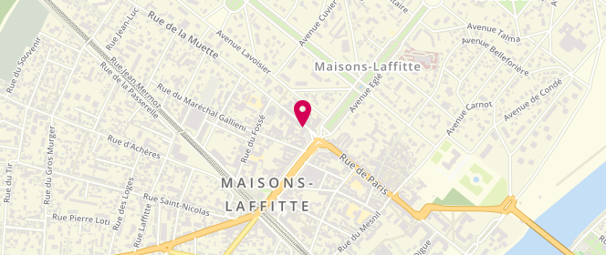 Plan de LEBIS Jean, 1 Rue de la Muette, 78600 Maisons-Laffitte