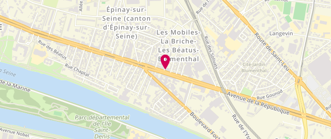 Plan de Bercin, 175 avenue de la République, 93800 Épinay-sur-Seine