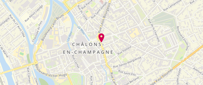 Plan de Boucherie Vachet, 17 place Mgr Tissier, 51000 Châlons-en-Champagne