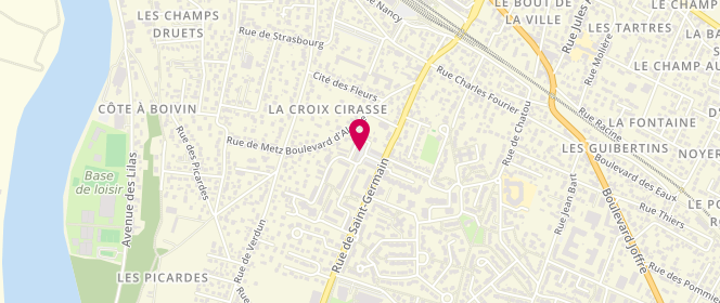 Plan de Chez Eric, 4 place Edouard Imbs, 95240 Cormeilles-en-Parisis