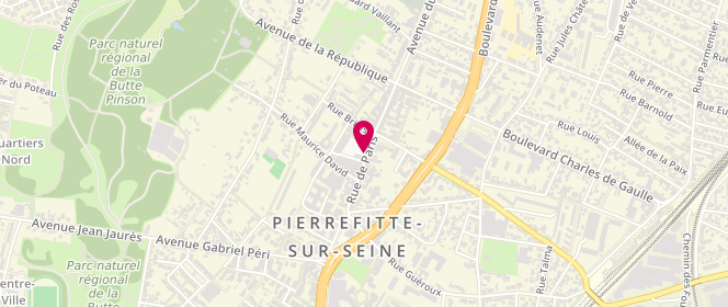 Plan de Boucherie Sam, 49 Paris, 93380 Pierrefitte-sur-Seine
