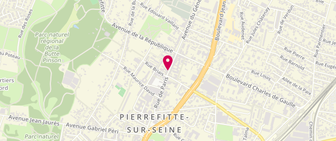 Plan de Khan Boucherie Alimentation, 69 Rue de Paris, 93380 Pierrefitte-sur-Seine