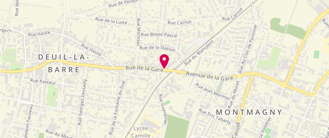 Plan de Boucherie Yasmine, 39 Rue de la Gare, 95170 Deuil-la-Barre