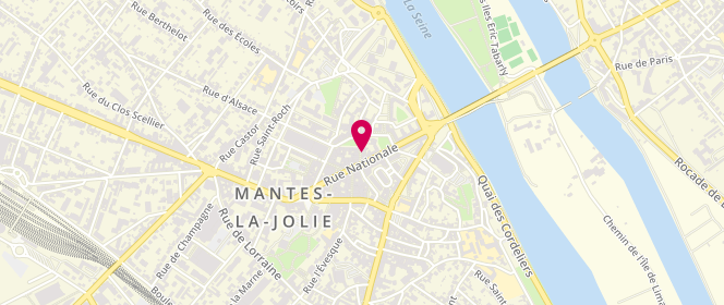 Plan de Boucherie des Halles, 5 Rue des Halles, 78200 Mantes-la-Jolie