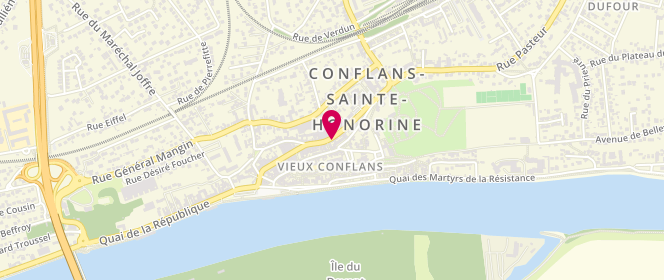 Plan de Boucherie Madeleine, 48 Rue Maurice Berteaux, 78700 Conflans-Sainte-Honorine