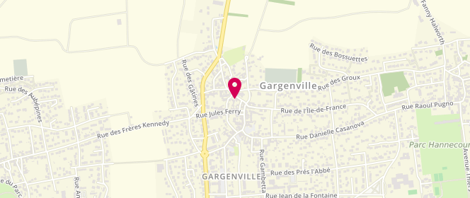 Plan de Boucherie de Gargenville, 16 Avenue Mademoiselle Dosne, 78440 Gargenville