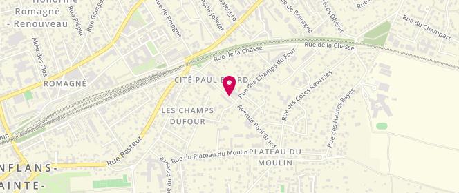 Plan de Boucherie Paul Brard, 19 Paul Brard, 78700 Conflans-Sainte-Honorine