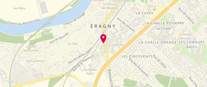 Plan de Boucherie Gare Eragny, 2 Bis Rue de la Papeterie, 95610 Éragny