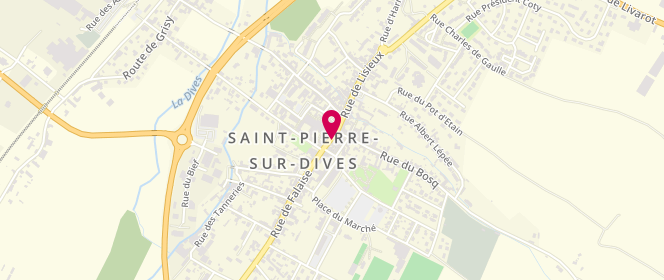 Plan de Boucherie Centrale, 22 Rue Falaise, 14170 Saint-Pierre-sur-Dives