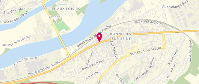 Plan de Le Boucher du Coin, 6 Rue Marcel Sembat, 78270 Bonnières-sur-Seine
