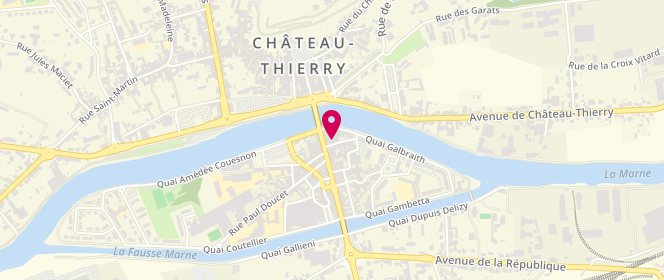 Plan de Boucherie Centre, 8 Rue des Filoirs, 02400 Château-Thierry