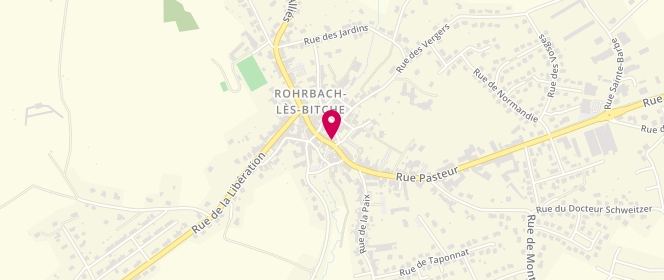 Plan de Boucherie René REIN, 3 Rue des Alliés, 57410 Rohrbach-lès-Bitche