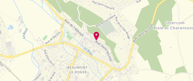 Plan de Boucherie Saint Nicolas, 13 Rue Saint-Nicolas, 27170 Beaumont-le-Roger