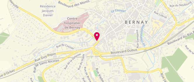 Plan de Boucherie BERCHER Pascal, 1 avenue Jean de la Varende, 27300 Bernay