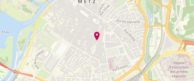 Plan de Le Billot Lorrain, 8 Rue du Grand Cerf, 57000 Metz