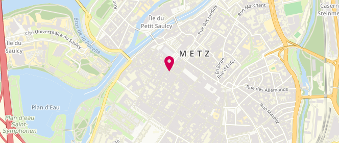 Plan de Boucherie Charcuterie Remy, 12 Rue du Palais, 57000 Metz