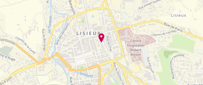 Plan de Boucherie du Centre, 24 avenue Victor Hugo, 14100 Lisieux