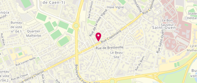 Plan de Boucherie du Nice Caennais, 208 Rue Caponière, 14000 Caen